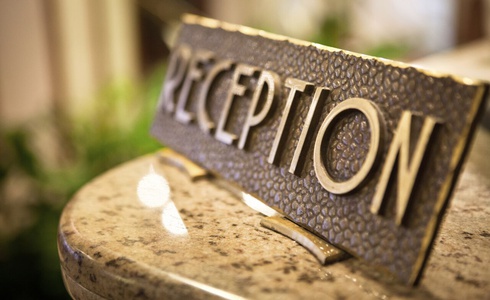 24-HOUR RECEPTION Miracle Transit Hotel en Bangkok 24-HOUR RECEPTION Miracle Transit Hotel en Bangkok