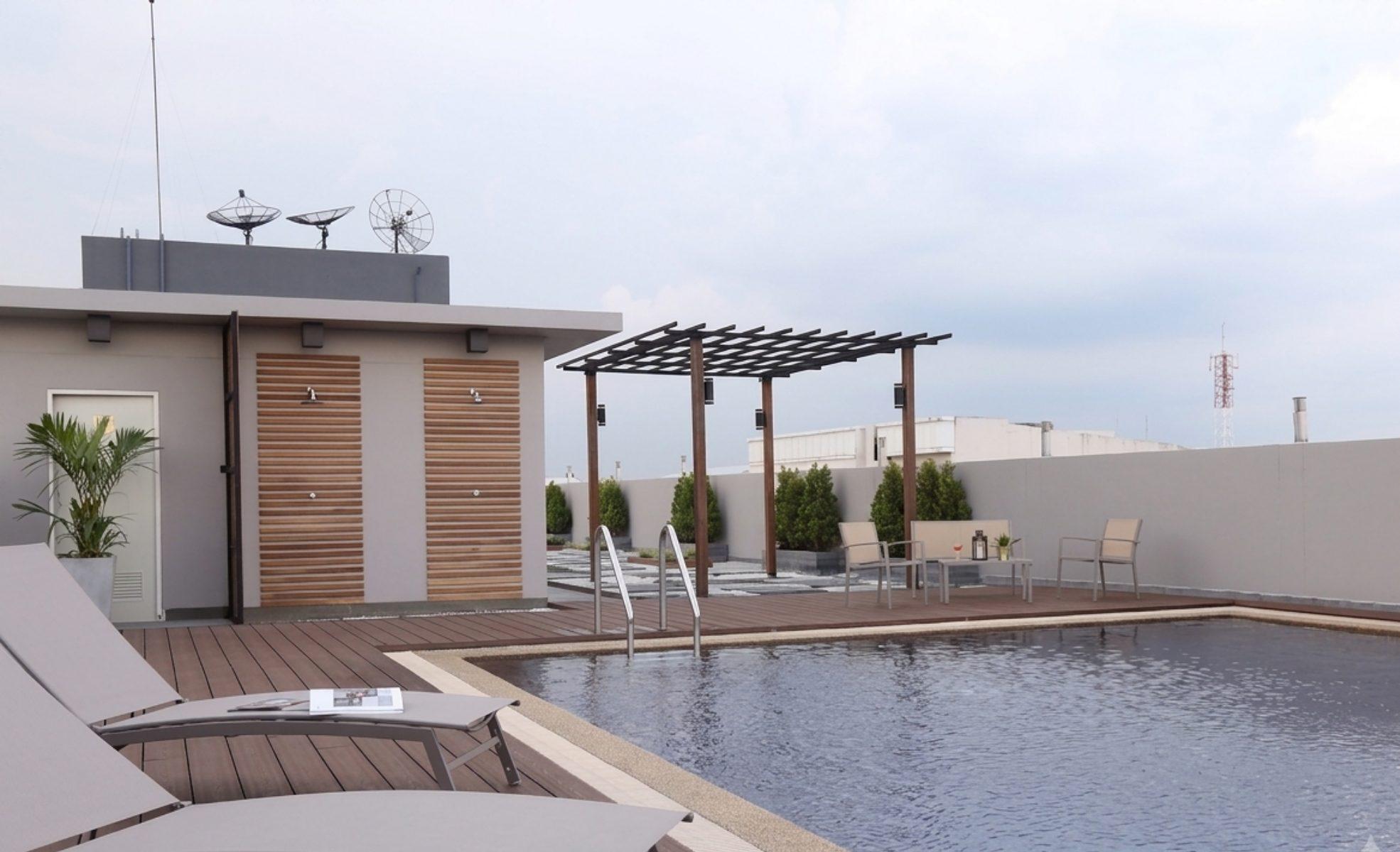 Outdoor swimming pool